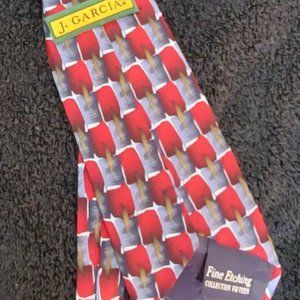 Jerry Garcia Tie from Collection Fifteen called Fine Etching